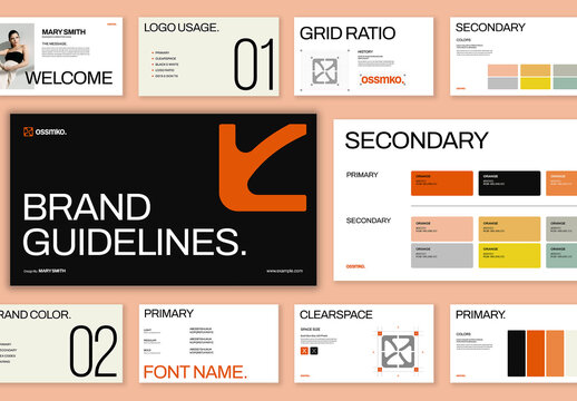 Brand Guidelines Template Presentation Layout