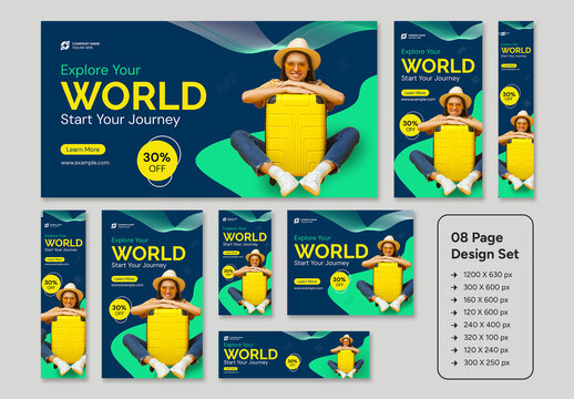 Travel Web Adds Banners Layout