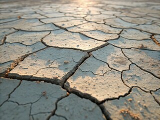 Detailed Highly Realistic Cracks and Weathered Surface Texture