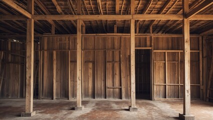 Beautiful landscape with images from a rural settlement