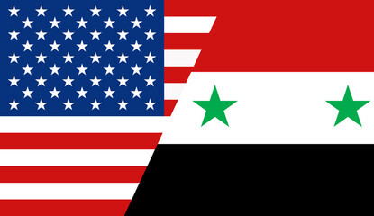 Flags intertwining, symbolizing unity and diversity between nations