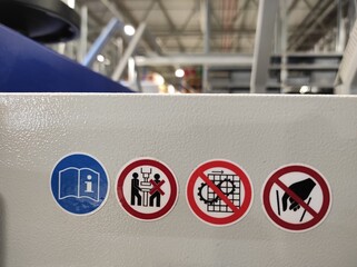 industrial icons. Warning signs. Industrial symbols. Industrial drawings. Occupational safety....