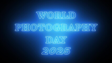 World Photography Day 2025. Text photography day 2025