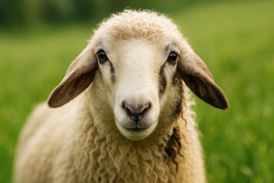 Sheep native to the mountainous region of the Alps