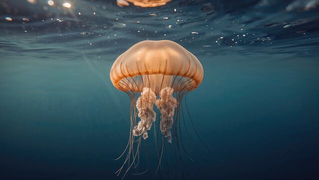 Jellyfish identified as Pelagia noctiluca