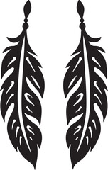 Leaf Earring Silhouette Bundle