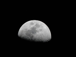 moon in the night sky