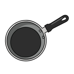 Vector illustration of a frying pan, isolate on white background