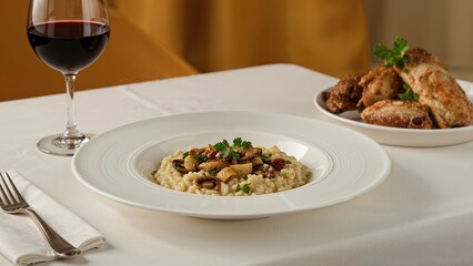 Sophisticated Cuisine: Vegetable and Mushroom Risotto