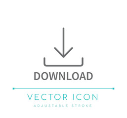 Download Line Icon