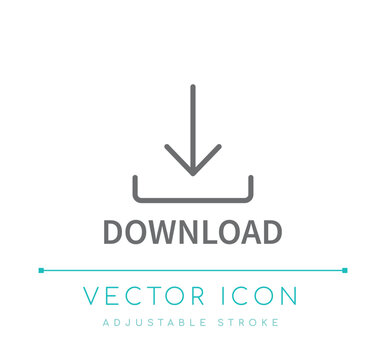 Download Line Icon