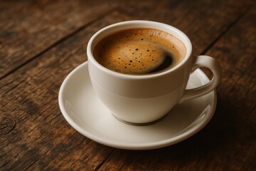 Fototapeta premium A steaming cup of java