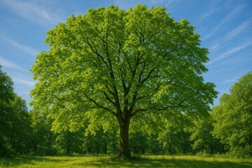 A picture capturing broad tree leaves in motion