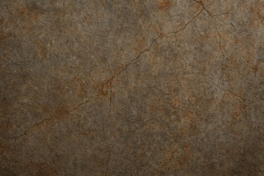 Vintage grey scratched backdrop featuring rust patches