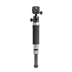 Monopod with ball head isolated on transparent background