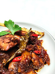 Rustic Chicken in a Rich Herb Sauce