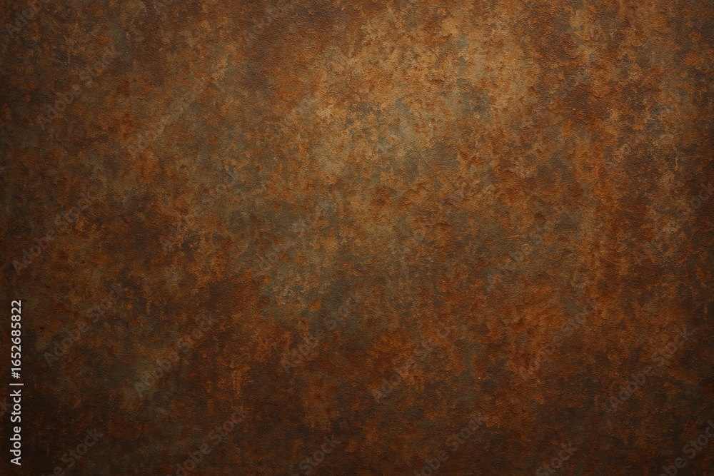 Poster old railway terminal featuring a rusted surface texture backdrop