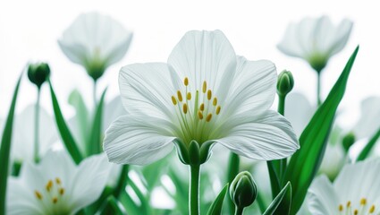 Close-up image highlighting a flower's negative filter effect