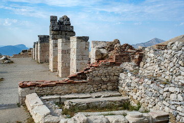 Ruins of the ancient city of Sagalassos in Turkey.