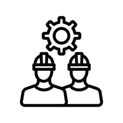 Labor Market  line icon , vector, pixel perfect, illustrator file 
