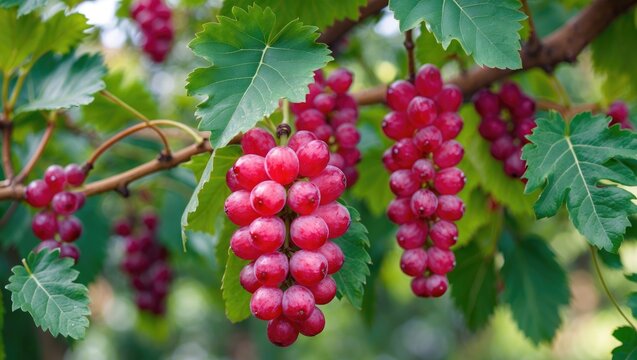 An overview of a rare red berry similar to a grape in size, known for its nutritional value