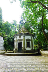 Obraz premium The park at Bom Jesus Monta in Braga, Portugal