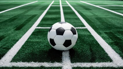Obraz premium Indoor futsal game taking place at the center of the field