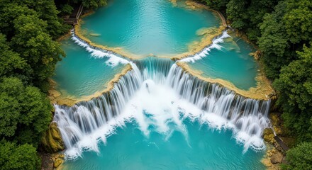 Obraz premium waterfall in the park