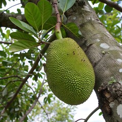 jackfruit fruit on tree