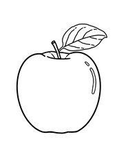 apple line art