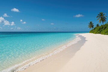 Fototapeta premium Picturesque scenery on a serene island paradise