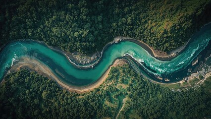 The Vivid Contrast Two Merging