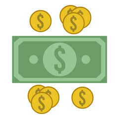 Money, currency, tariff, economy, vector, symbol, icon.