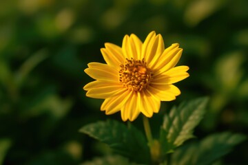 Obraz premium A stunning display of Sphagneticola trilobata flowers in nature
