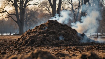Manure Accumulation from Horses