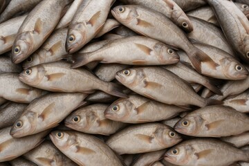 Obraz premium Collection of freshly caught fish that have died