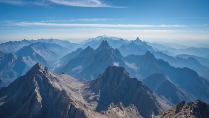 High-altitude location nestled within the mountains