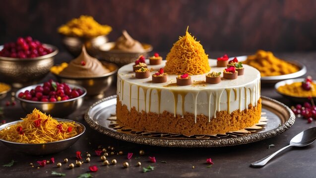 Traditional Indian desserts and confections