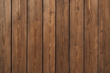 Naklejka premium Stacked brown wooden slats arranged vertically for background use