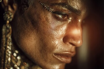 Obraz premium Delicate touch, fierce spirit. Generative AI