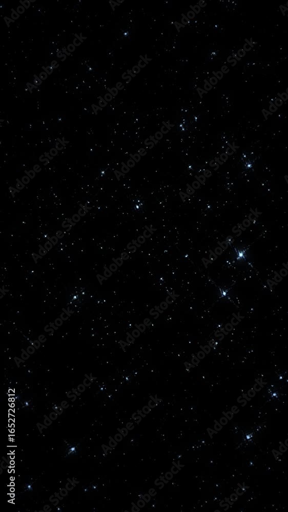 Aufkleber experience an enchanting visual journey through an animated galaxy filled with sparkling stars and d