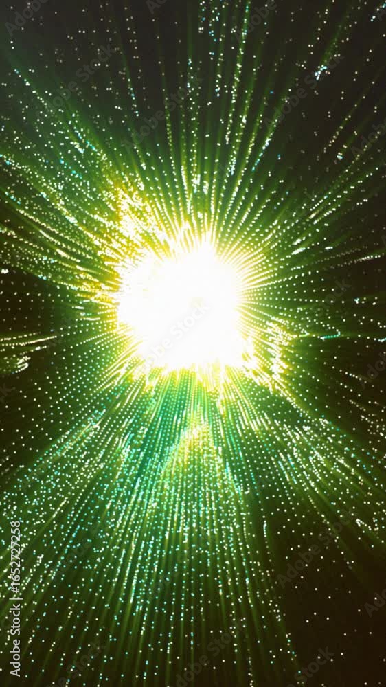 Aufkleber vibrant lights and animated patterns create a mesmerizing effect in this energy-filled abstract desi