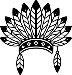 Native American Headdress Icon