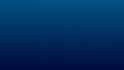 Simple lines blue color technology abstract background with blue color