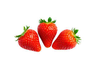 strawberry isolated on transparent background