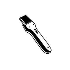Obraz premium Stylized Illustration of a Portable Hair Clipper