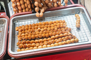 Grilled Skewers of Glazed Sweet Treats