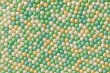 Colorful Polystyrene Ball Texture in Multiple Shades