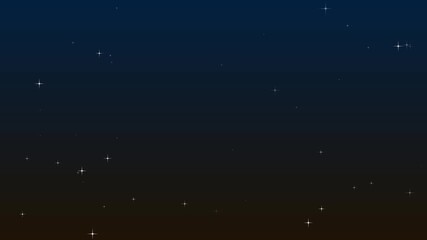 A star field twinkles in a night sky. Cosmic starry sky with twinkling stars. Starry night, alpha Starry sky particles twinkling stars. Milky Way Galaxy and Aquarids Meteor Shower Time Lapse - Powered by Adobe