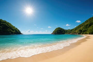 Fototapeta premium Relaxing by the Shores of Koka Beach